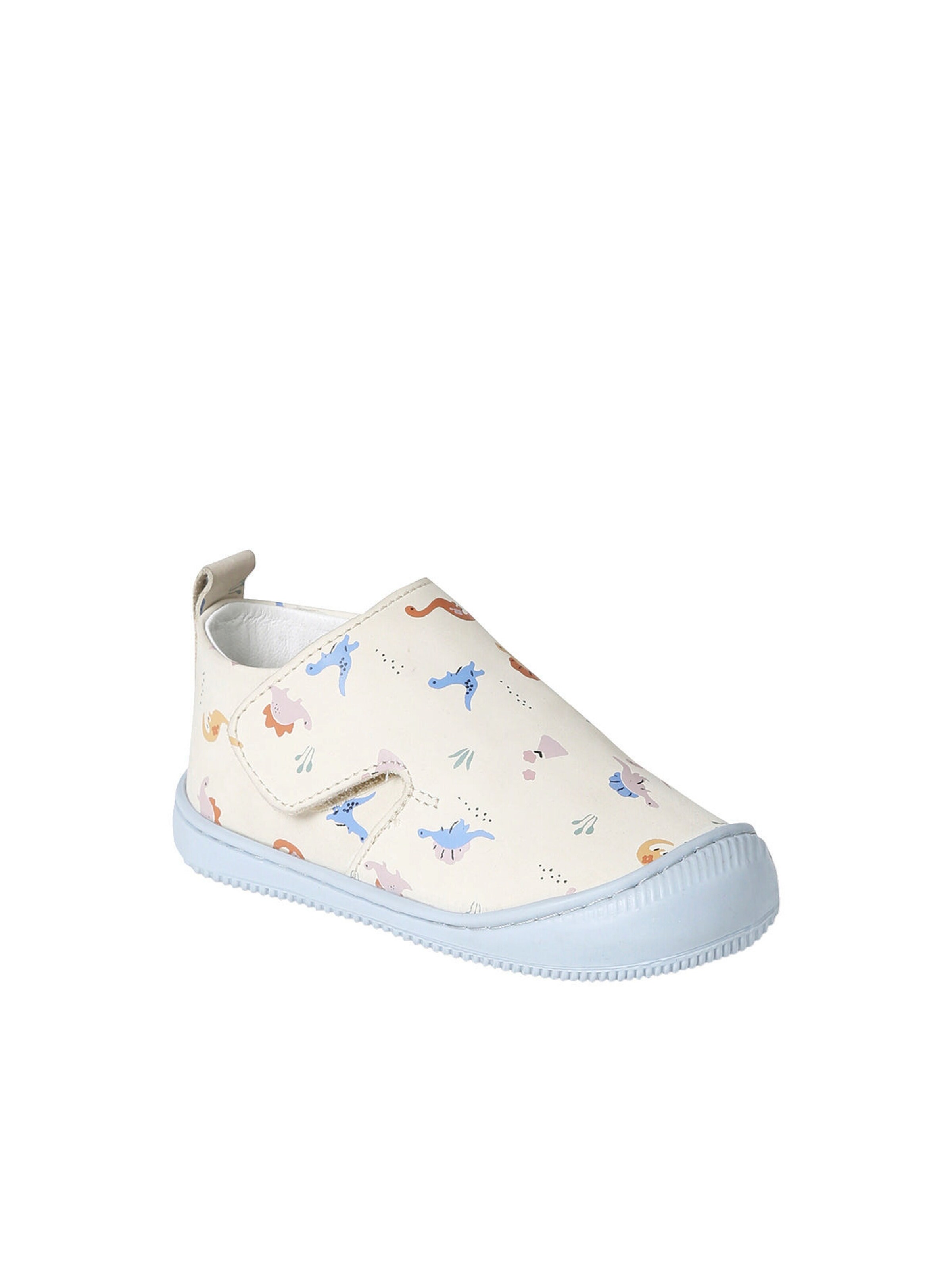 Vertbaudet Baby Hausschuhe mit Klettverschluss graublau