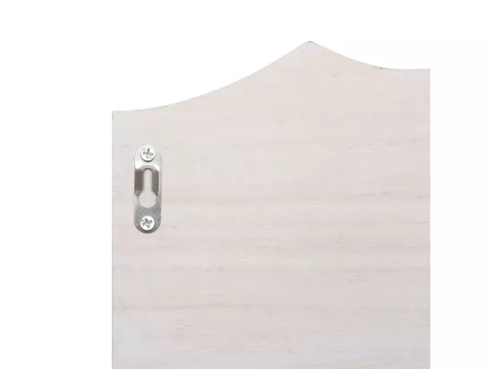 Porte-manteau mural Blanc 50x10x23 cm Bois