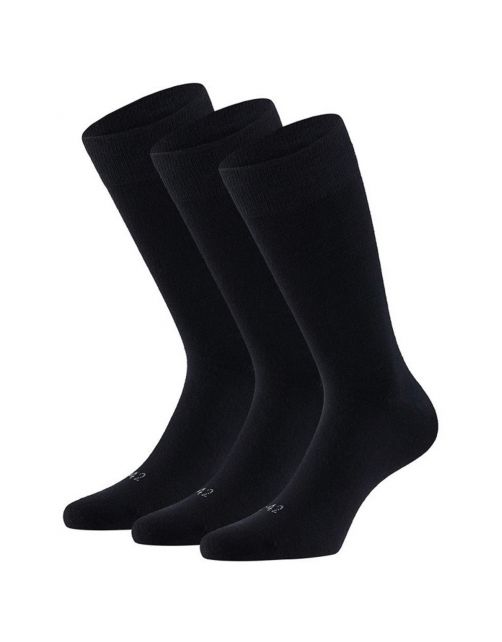 Apollo Sokken Wol 3-Pack Zwart - Sokken