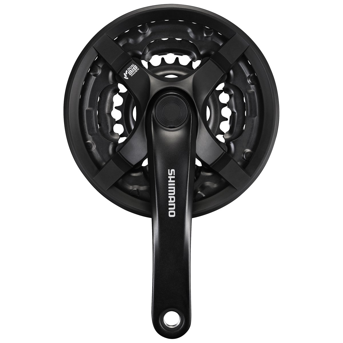 Shimano Tourney kranksæt FC-TY501 Sort, 42/34/24T 175mm