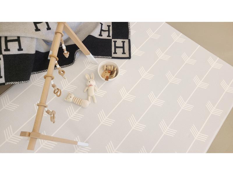 BABY CARE Spielmatte Leaf & Arrow 210 x 140 cm Spielmatte für Kinder