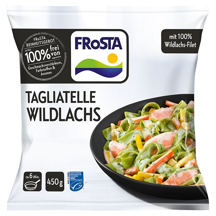 FROSTA Fertiggerichte 450 g, Pasta Wildlachs