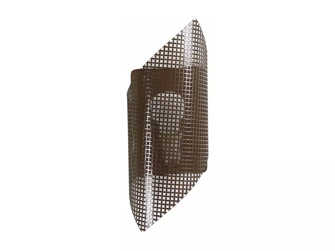Applique métal noir 9 cm.