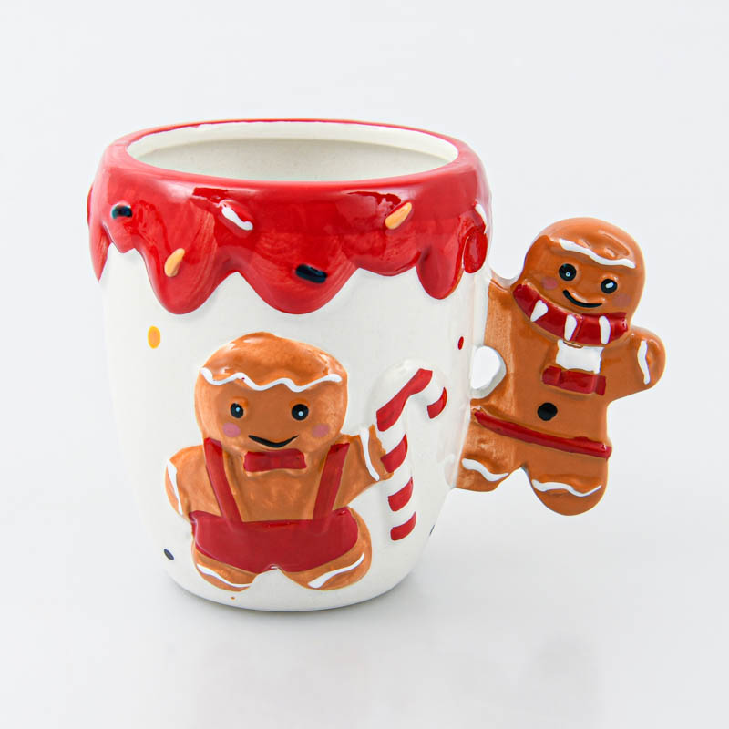Mug de Noël 'Funny' décor pain d'épices 40cl