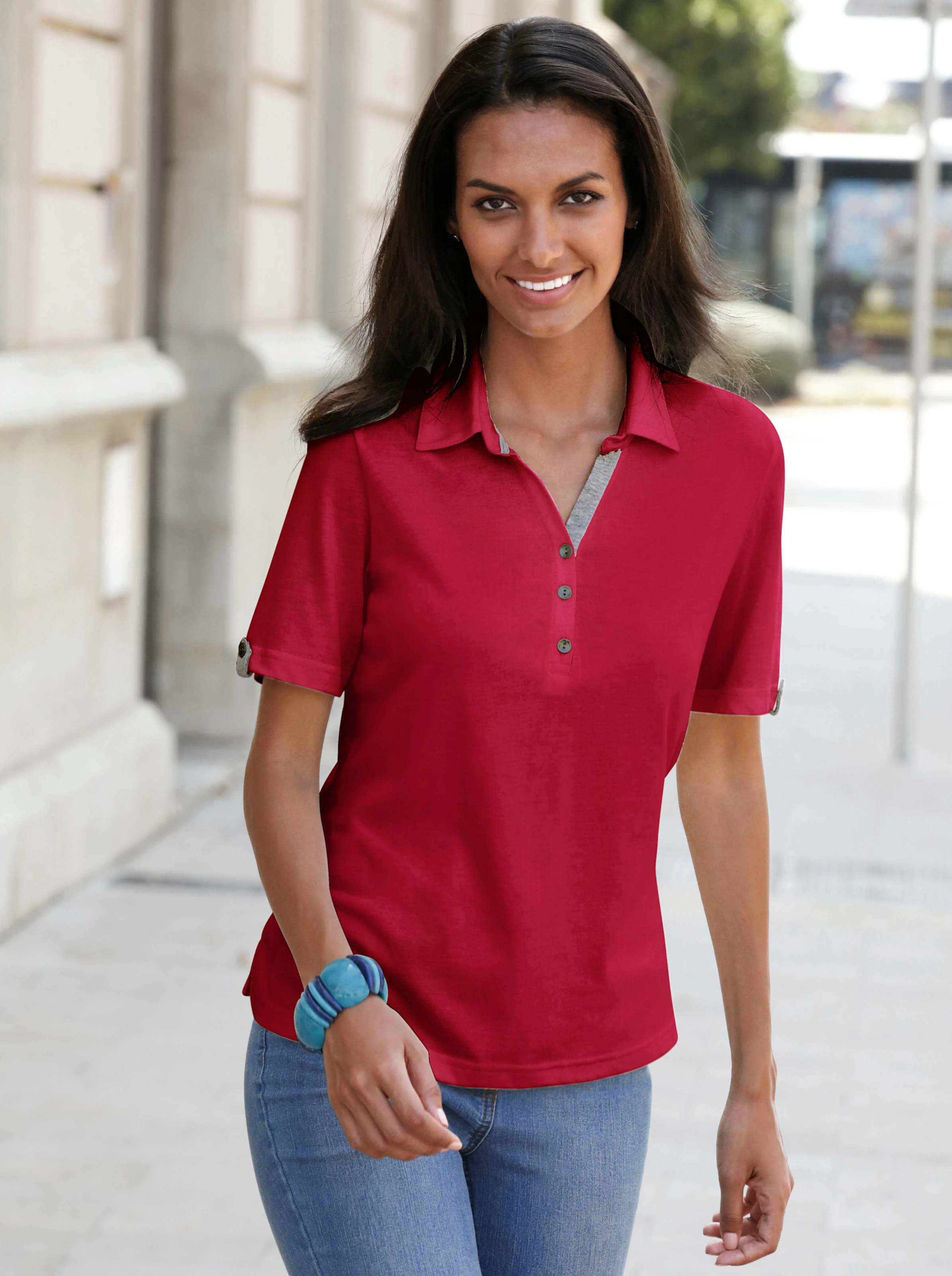 Poloshirt in rot