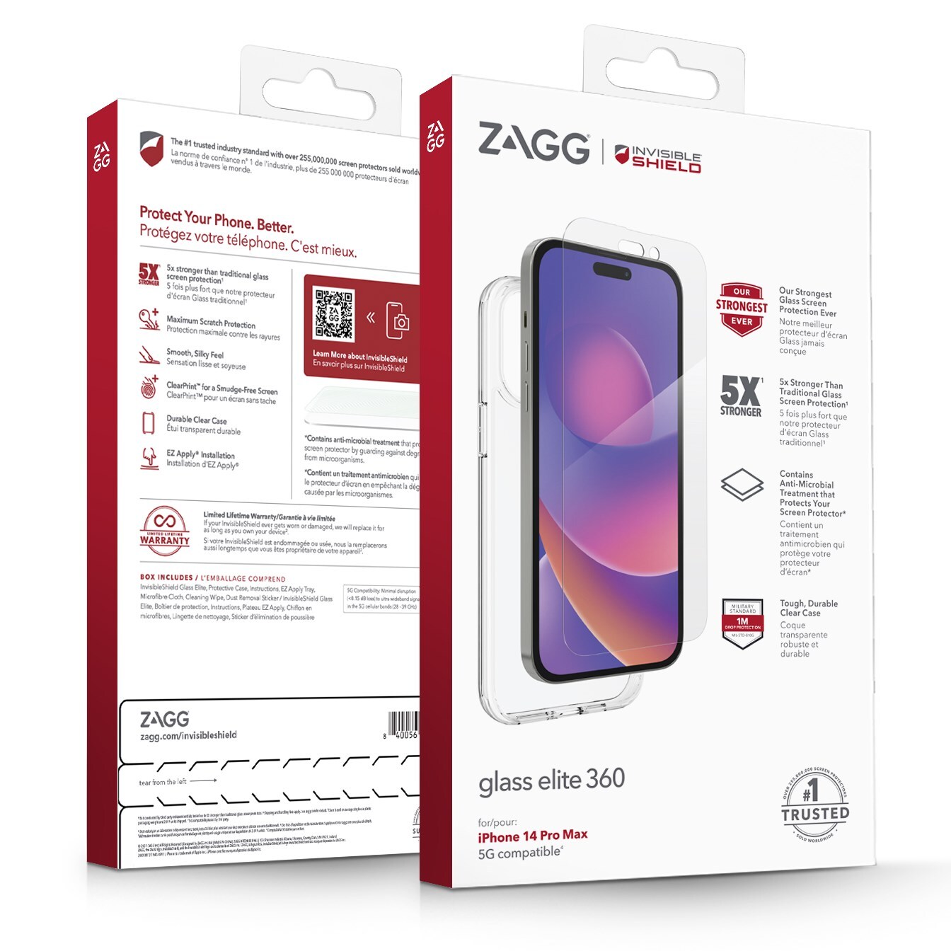 Invisible Shield Glass Elite 360 for iPhone 14 Pro Max