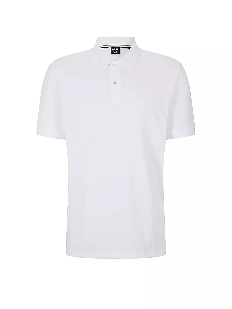 BOSS Poloshirt Regular Fit Pallas weiss