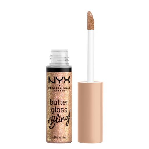 NYX Professional Makeup Butter Gloss Bling Lipgloss, 01 Bring The Bling