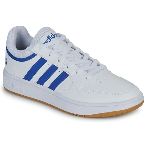 Adidas Sportswear - HOOPS 3.0 - Blanc / Bleu / Gum