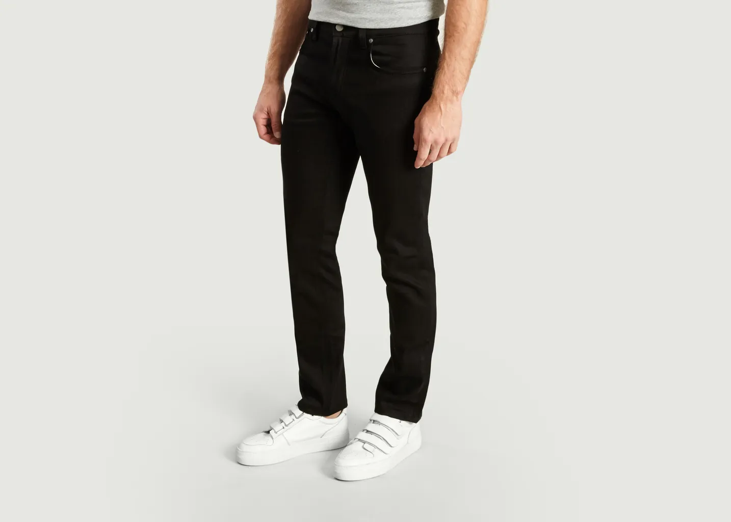 Jeans Grim Tim en Coton Biologique Nudie Jeans