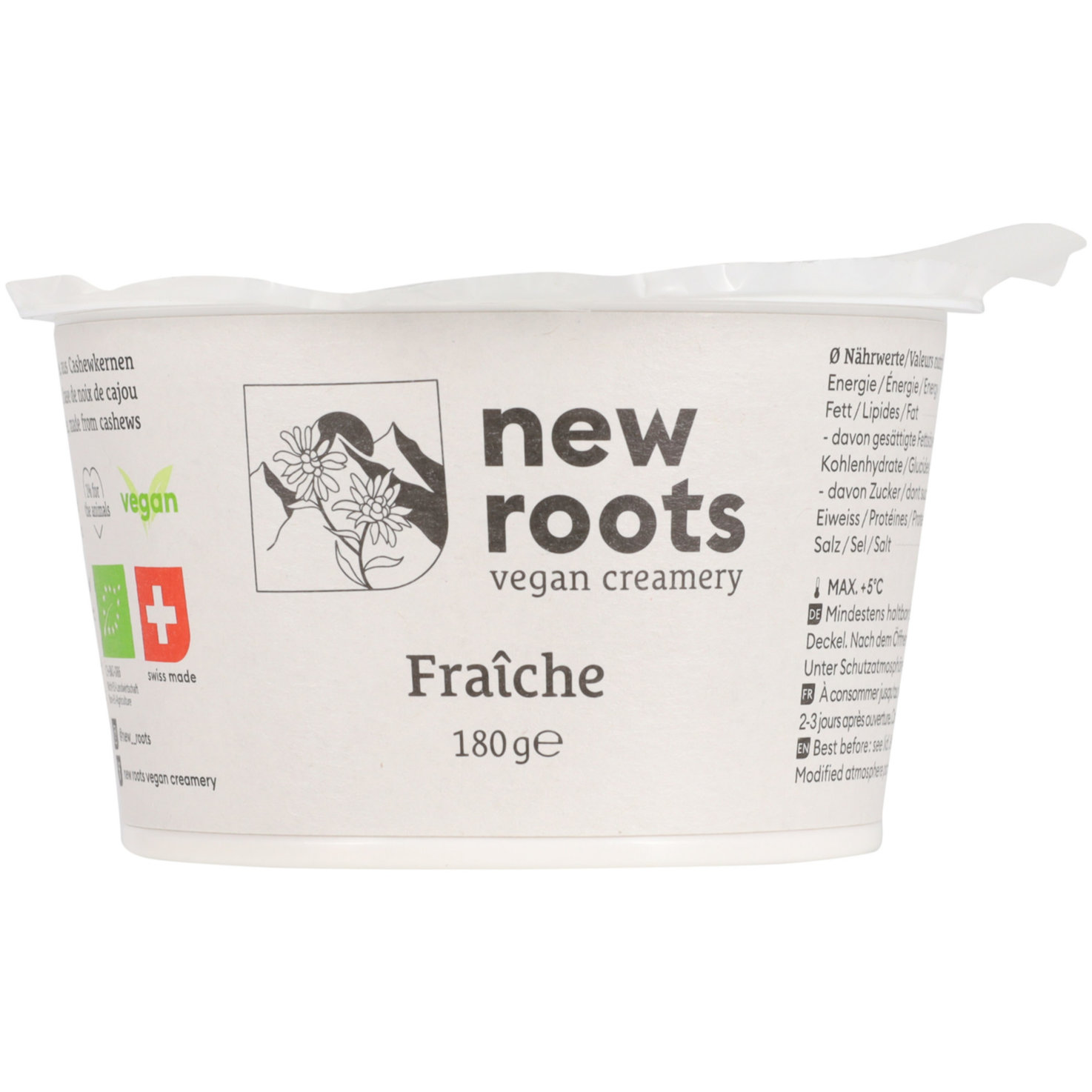 New Roots vegane Alternative zu Crème Fraîche