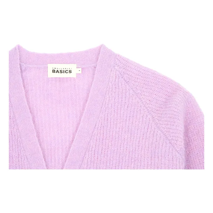 SMALLABLE BASICS Cardigan Femme Alpaga | Lilas