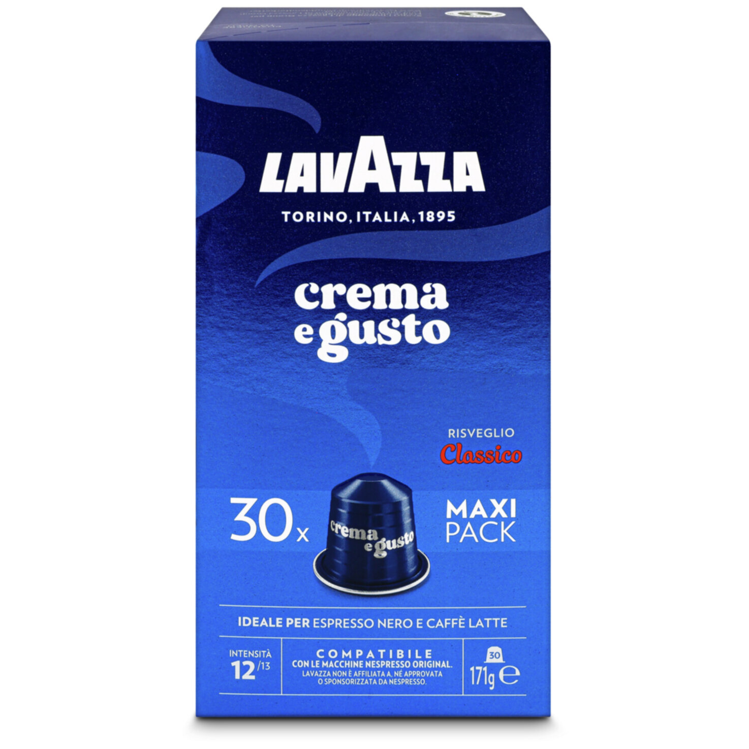 Lavazza Crema E Gusto - Nespresso compatible 30 Kapseln