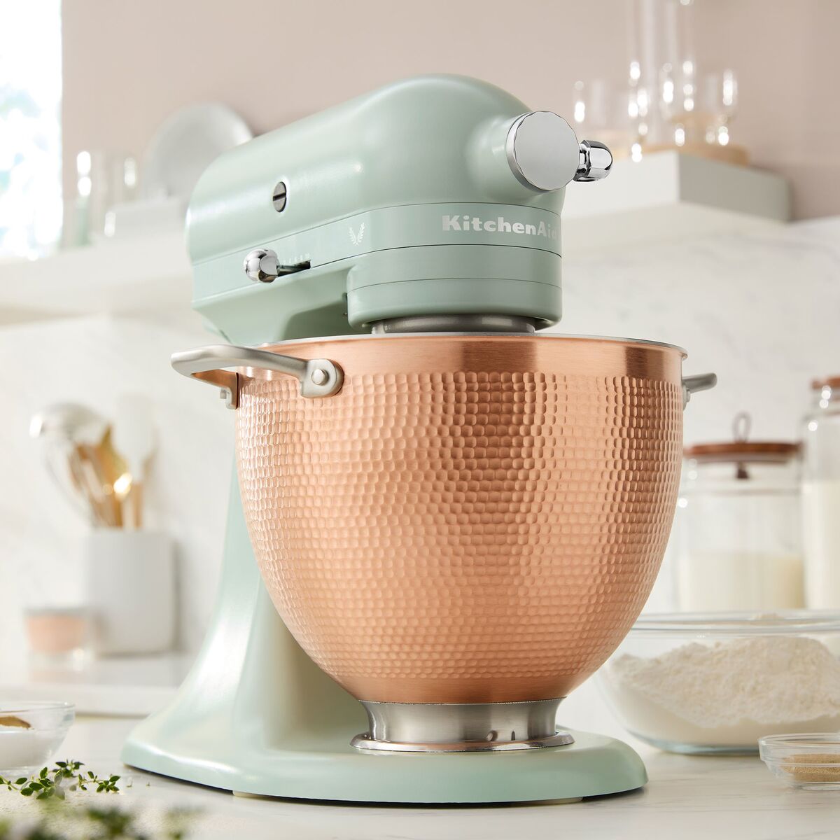 Artisan KSM180 Blossom Kjøkkenmaskin 4,7 liter, kobberskål
