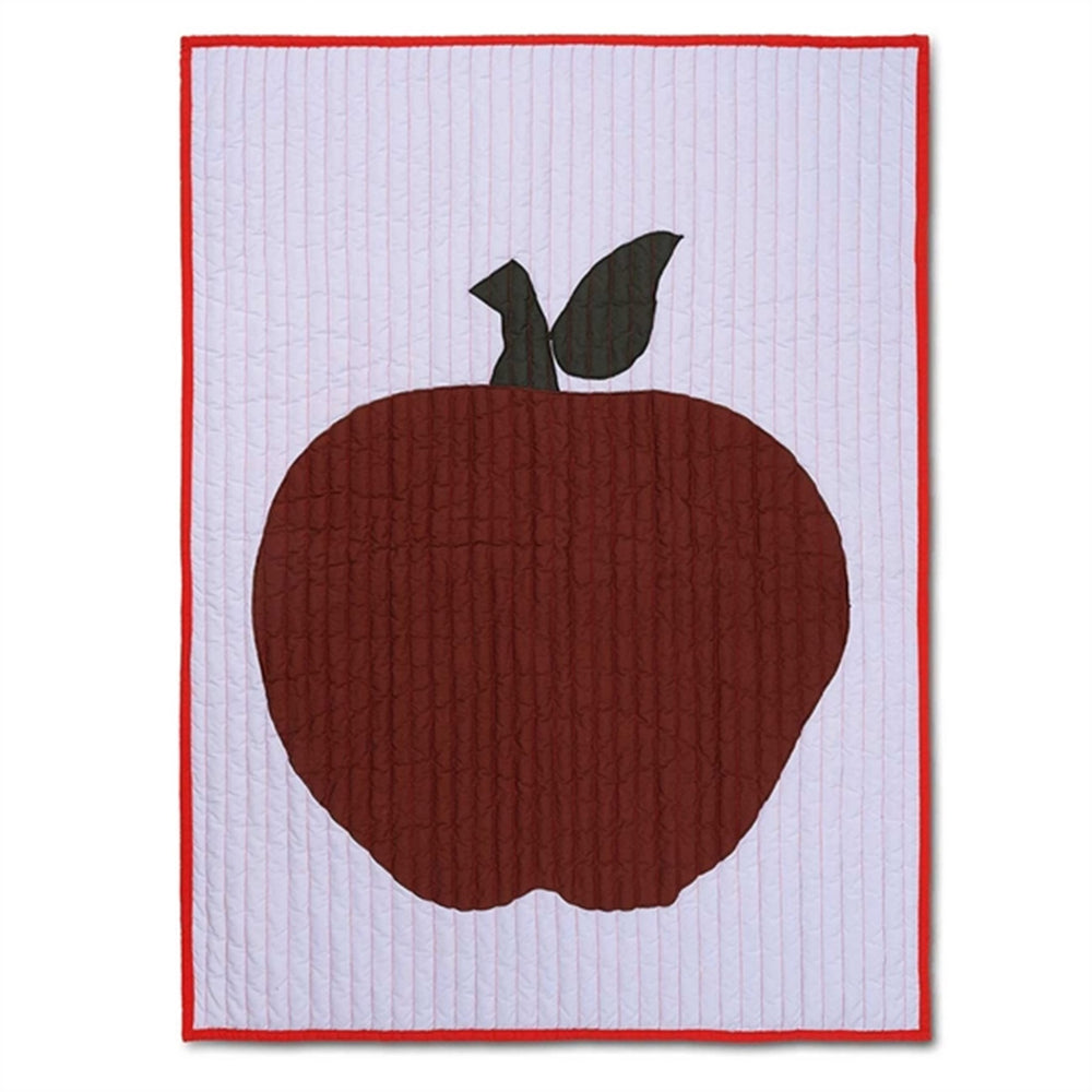 Apple Quilted Tæppe Lilac - Ferm Living → Luksusbaby.dk