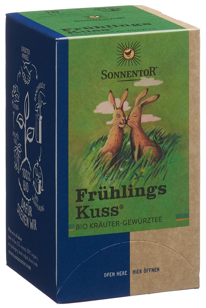 SONNENTOR Frühlingskuss Tee BIO Btl 18 Stk