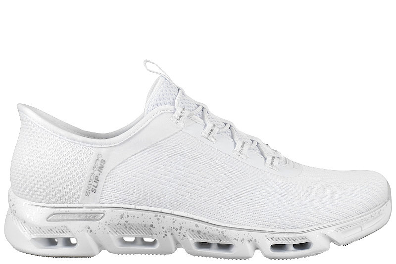 SKECHERS - GLIDE STEP GRATIFY - PACE WHITE SLIP-INS