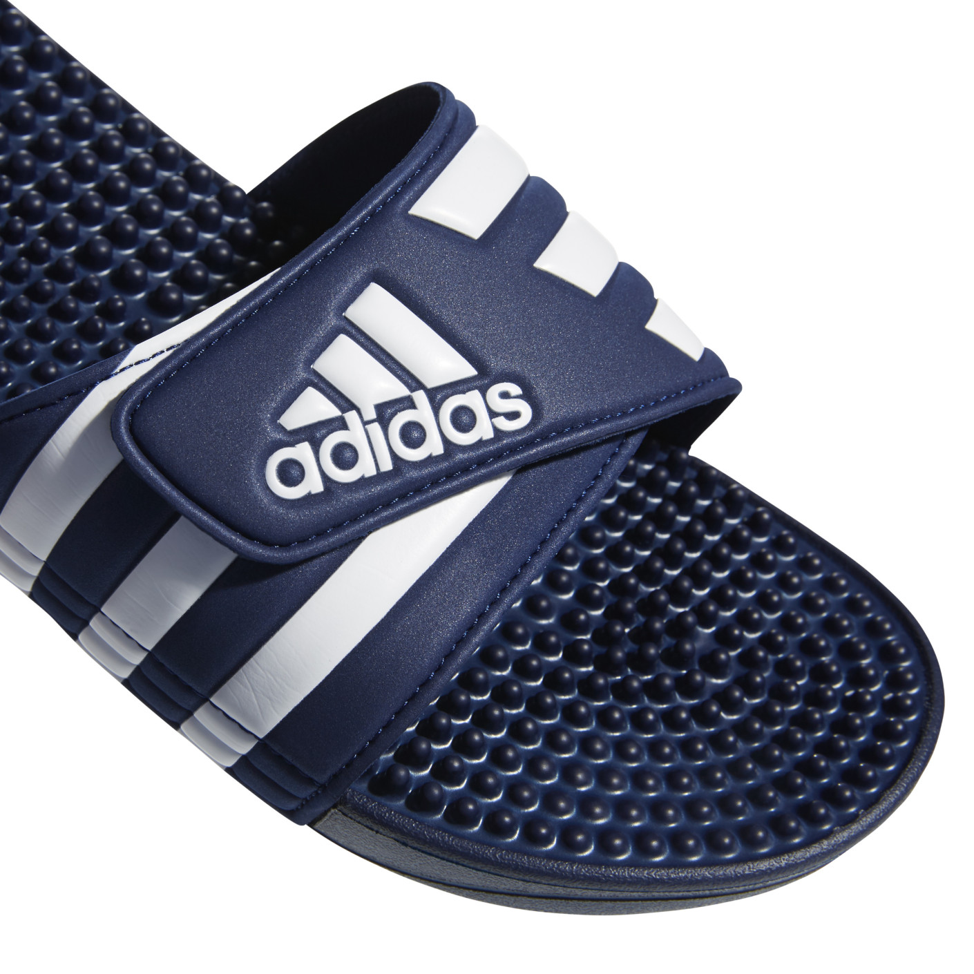Adidas Adissage Slippers Blauw Wit