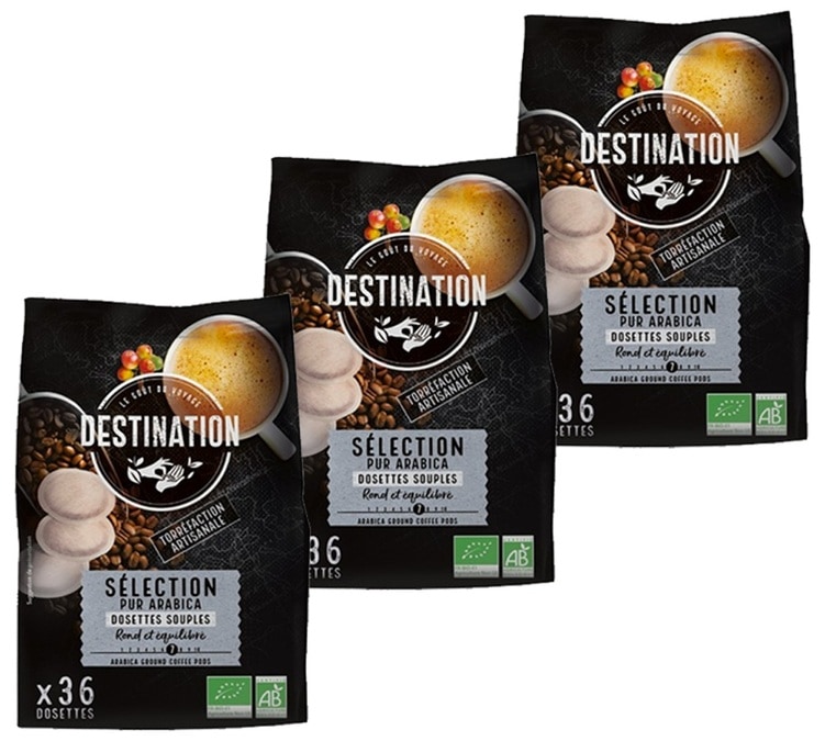 108 dosettes souples Sélection n°1 Bio - DESTINATION