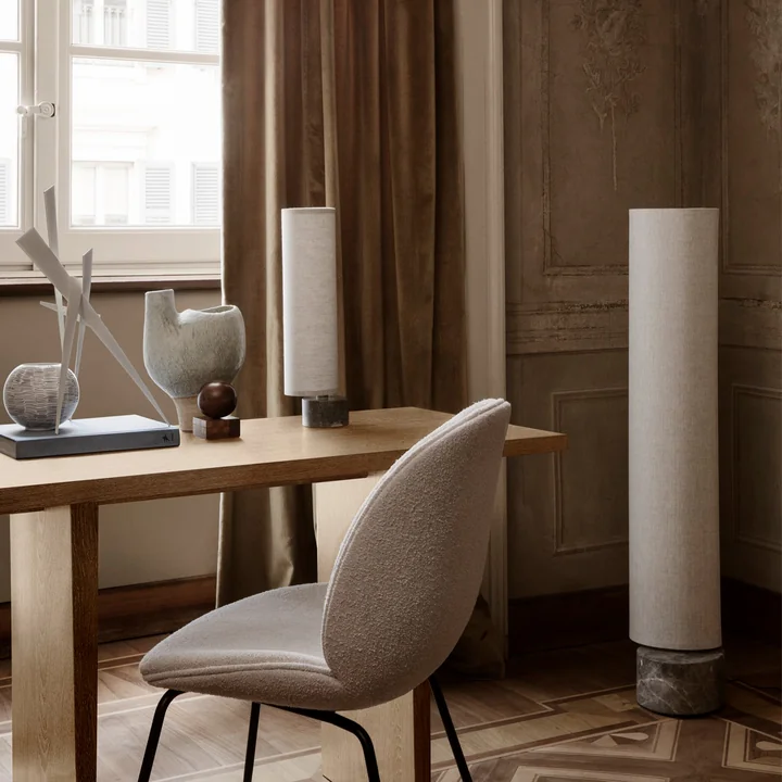 Gubi - Private Schreibtisch, 120 x 60 cm, Eiche schwarz gebeizt