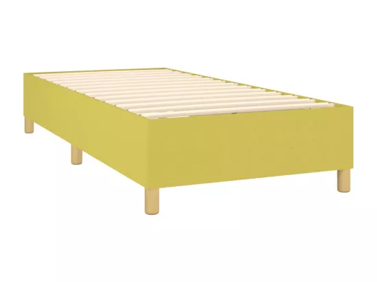 Sommier tapissier Vert 100x200 cm Tissu