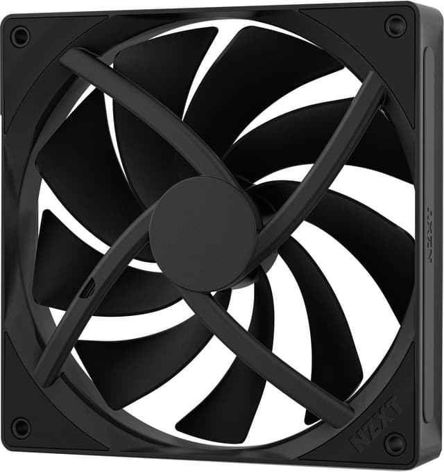 NZXT F140Q V2 Quiet Airflow 140mm PWM blæser (sort)