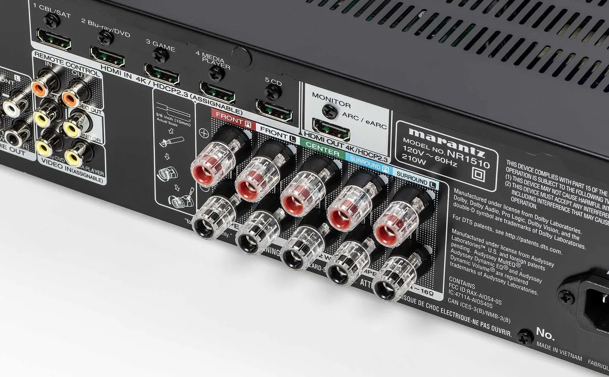 Marantz NR-1510 Noir Amplis home-cinéma