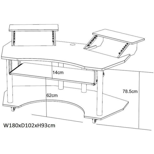 Millenium SD-180 N StudioDesk