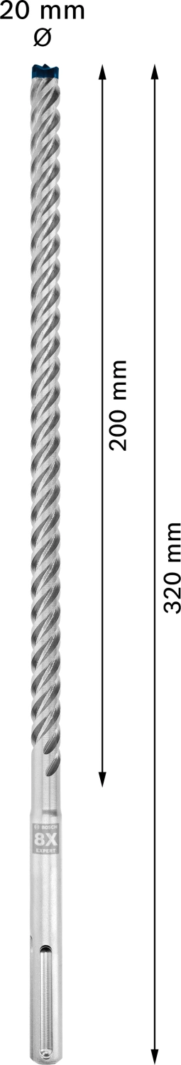 Bosch 2608900222 EXPERT Hamerboor SDS Max-8X - 18x400x540mm