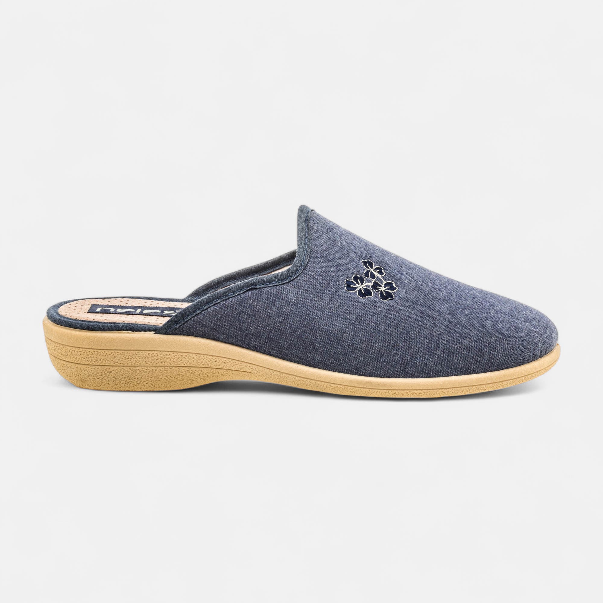 Pantoufles mules Femme bleu