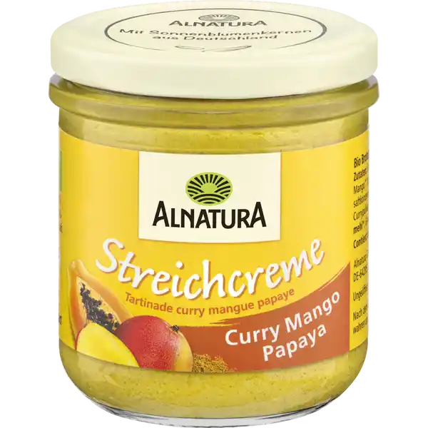 Bio Streichcreme Curry Mango Papaya