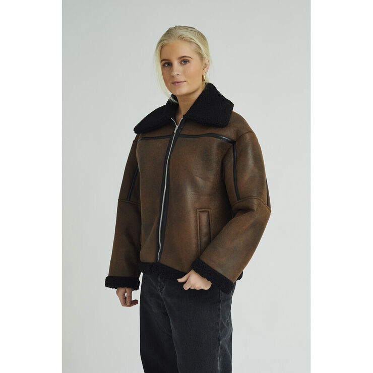 A-VIEW Alise Coat Brown
