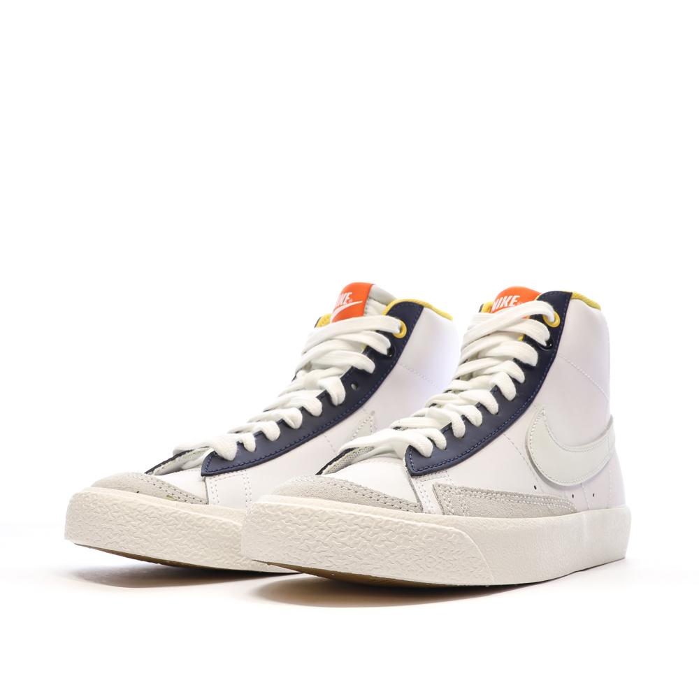 Nike Baskets Blanche/Marine Garçon Nike Blazer Mid '77