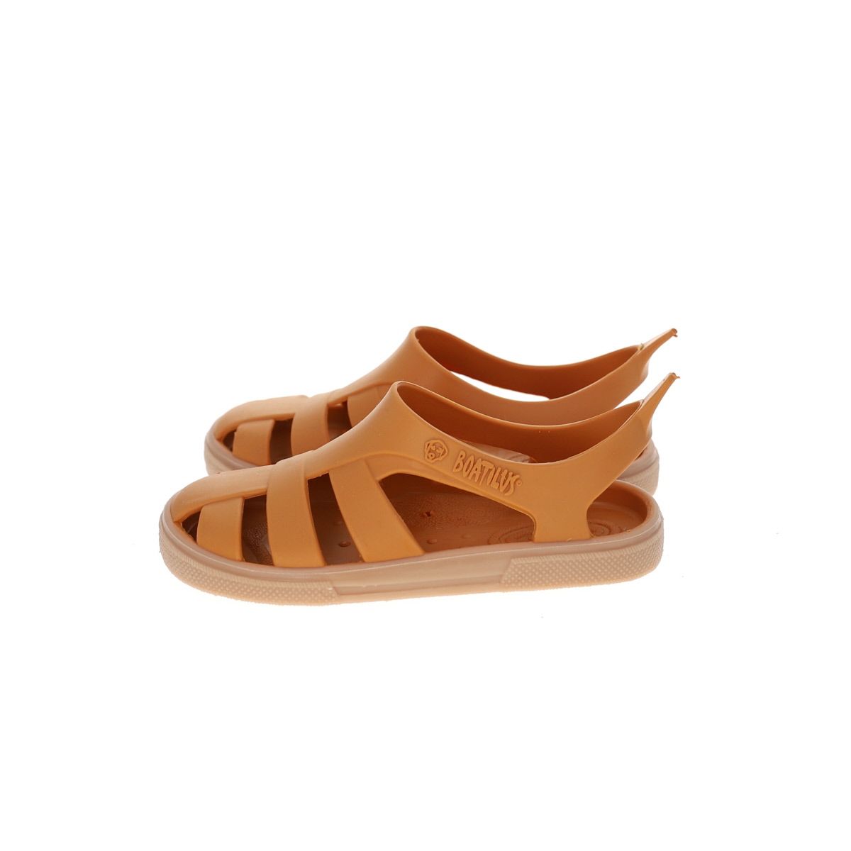 Sandales de plage ocre et beige