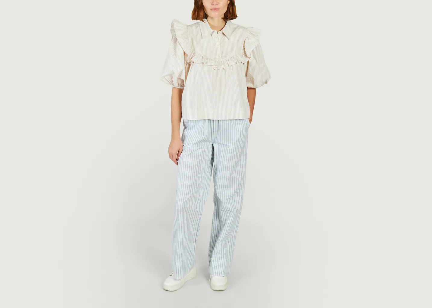 Blouse rayée manches courtes Ipani Skall Studio