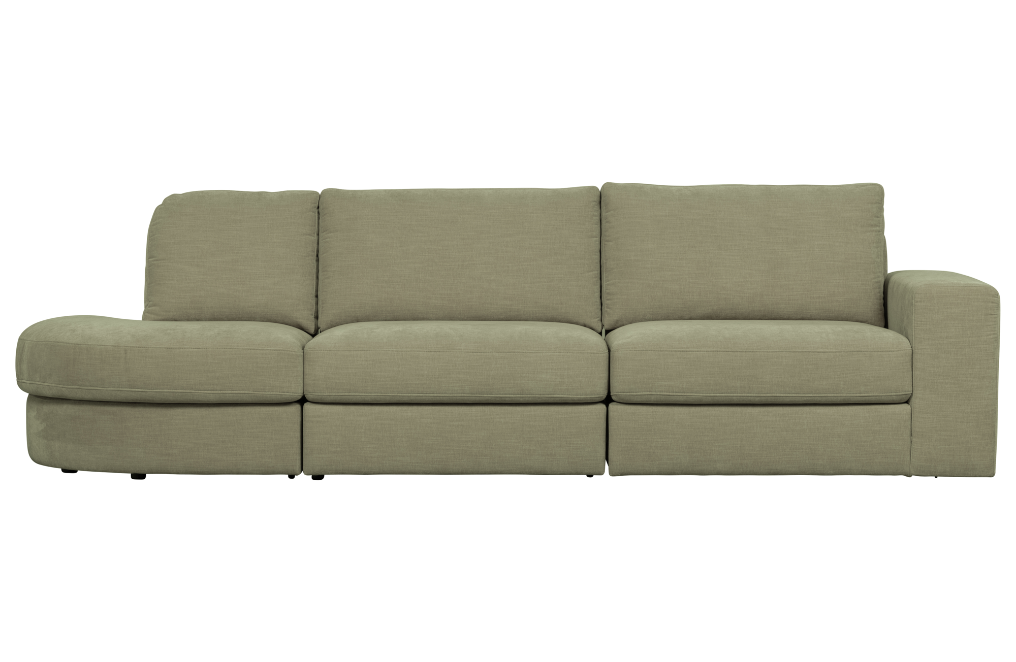 vtwonen 1-zits element Family ronde hoek links Family 1-zits Element Ronde Hoek Links - Groen