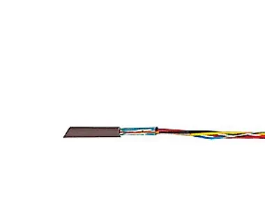 Salcavi CTS styrekabel - Skærmet, 2x2X0,6 mm2, 500 m, Brun, UV bestandig - (500 meter)