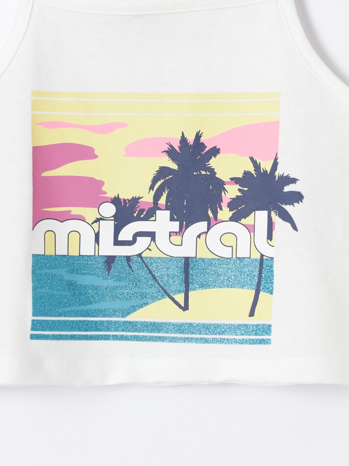 Top Mistral x Lefties - Branco Off-White