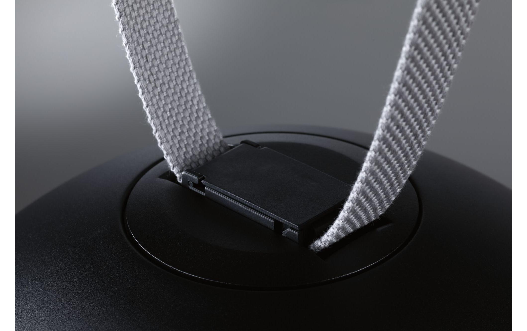 ULine Pendel Bol 300 mm, 3000 K, 90 Ra, Aluminium, SchwarzGurt-System-Leuchte