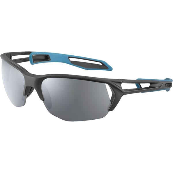 Lunette vélo CEBE S'TRACK L 2.0 + ZONE CLEAR BLACK ACAPULCO MATTE - ZONE POLARIZED GREY SILVER AF