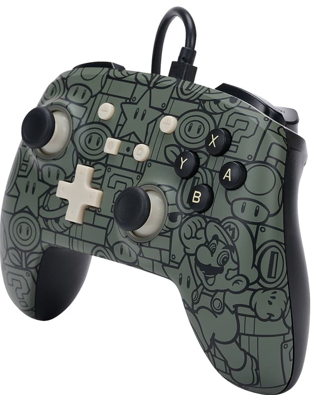 PowerA Enhanced Wired controller til Nintendo Switch (Grå)