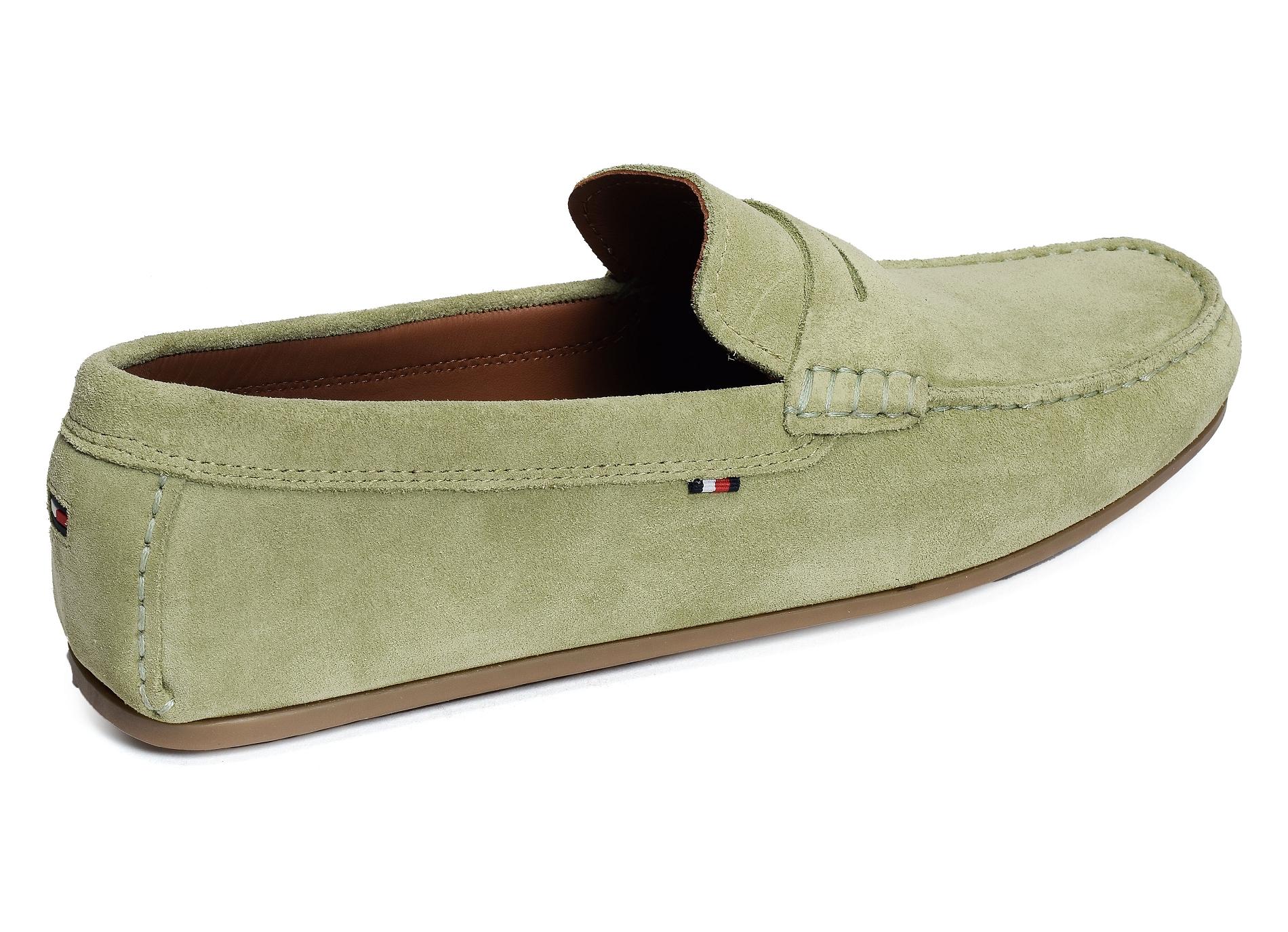 Casual hilfiger suede driver 4998 olive