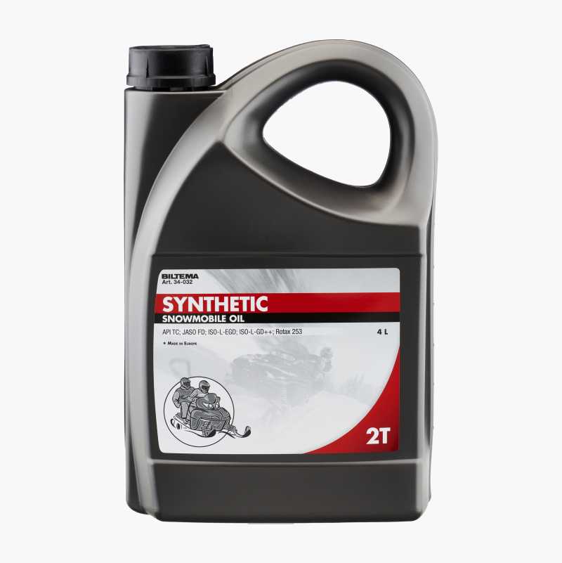 Snøscooterolje, 4 liter