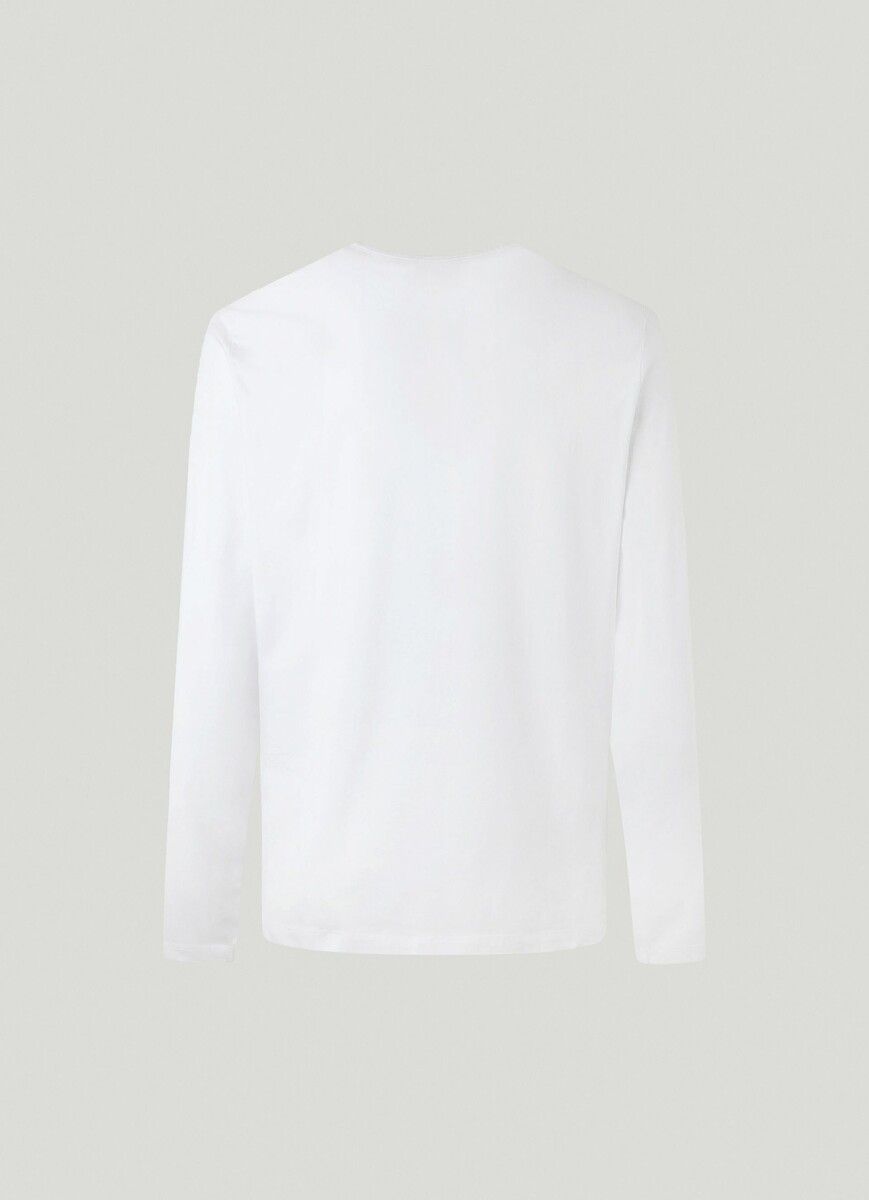 PEPE JEANS<br>Camiseta original de manga comprida com elastano