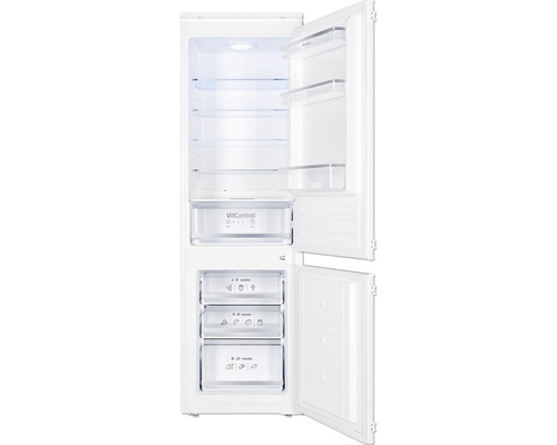 Amica EKGCS 387 920 inbouwkoelkast met vriezer, afmetingen (B x H x D): 56 x 178,1 x 55 cm, koelvak: 195 l, vriesvak: 75 l