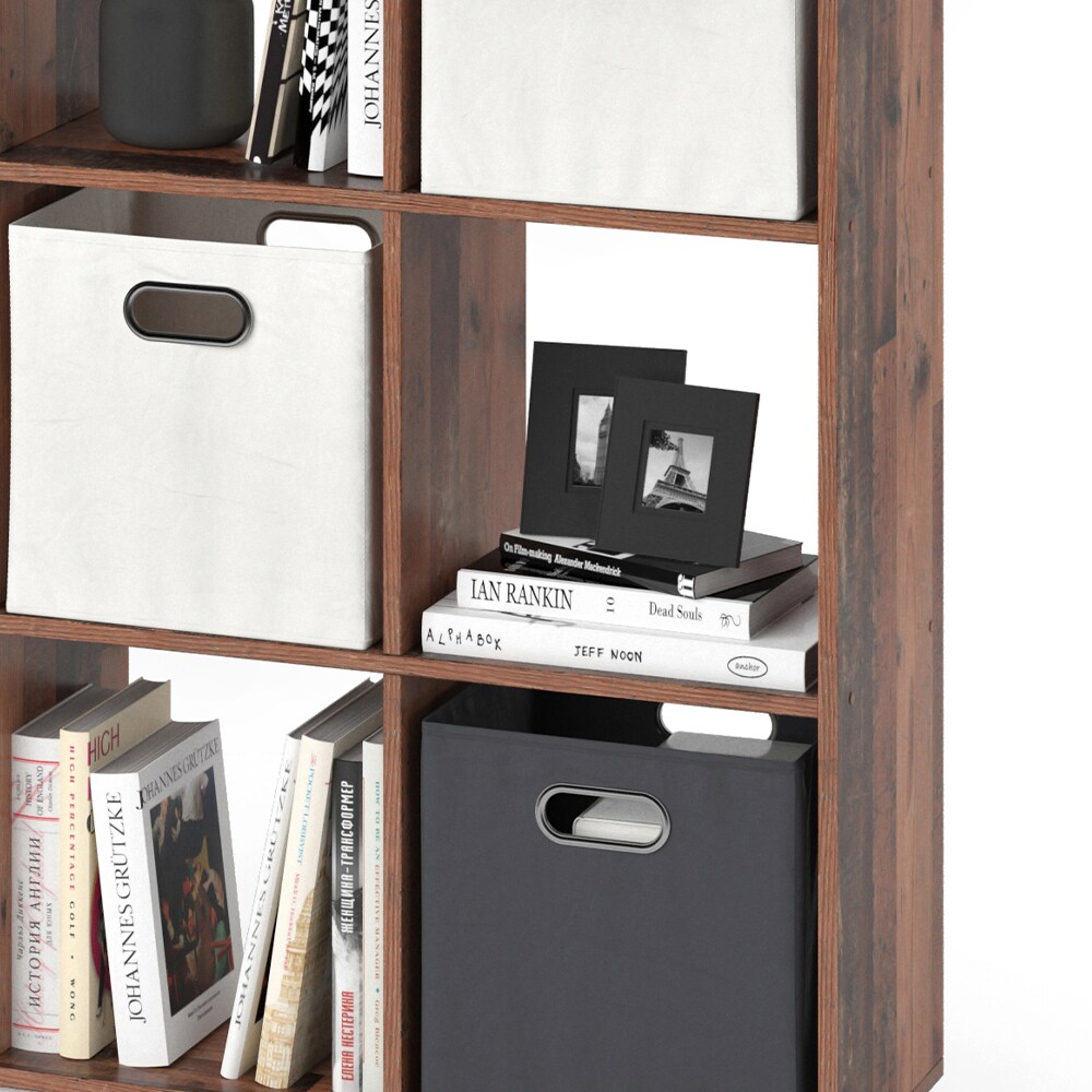Vicco Raumteiler Standregal Bücherregal Nove 9 Fächer Old Style Hochregal