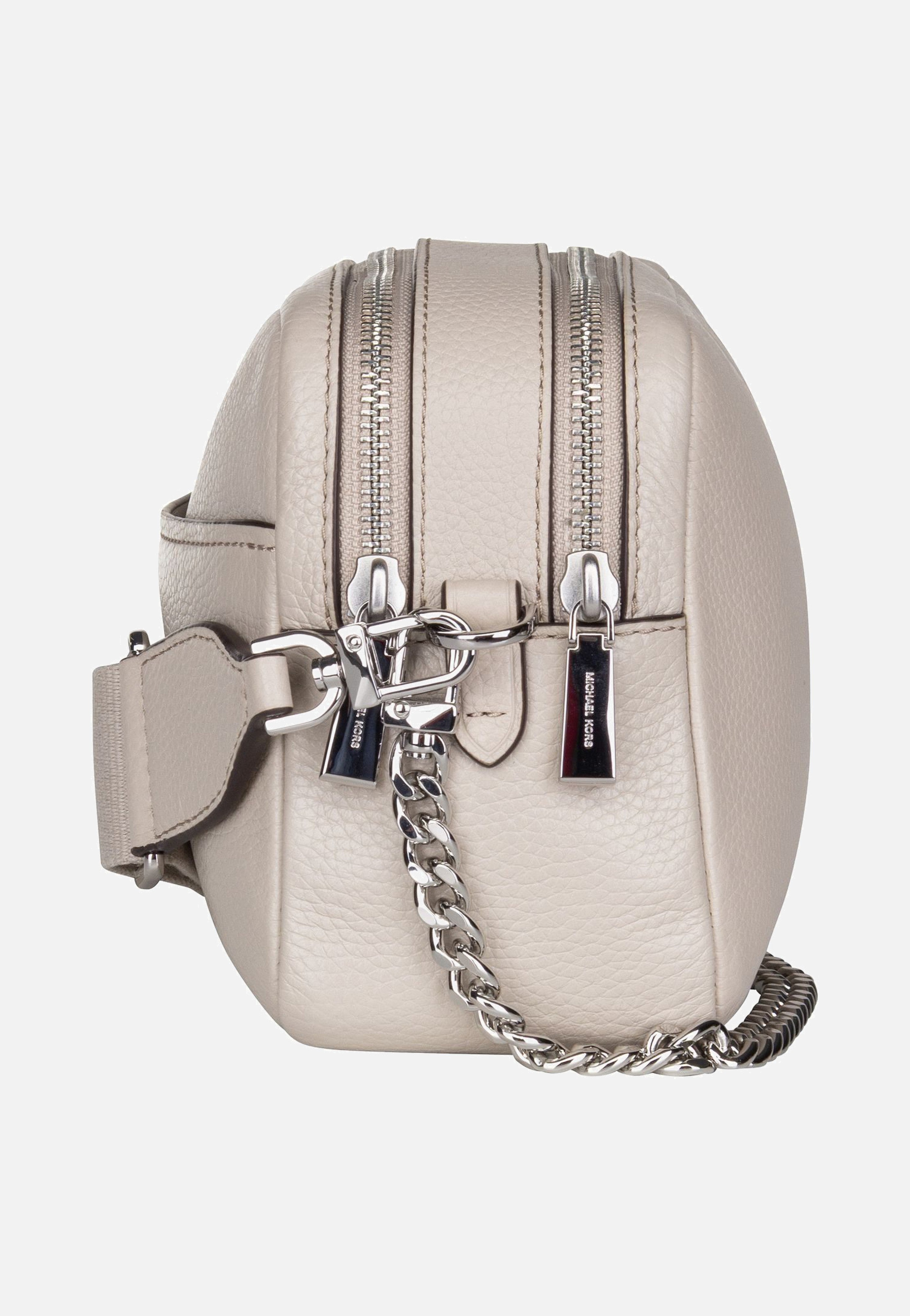 Bryant Medium Double Zip Chain Camera Pebble Light Sand - Crossbody Bag