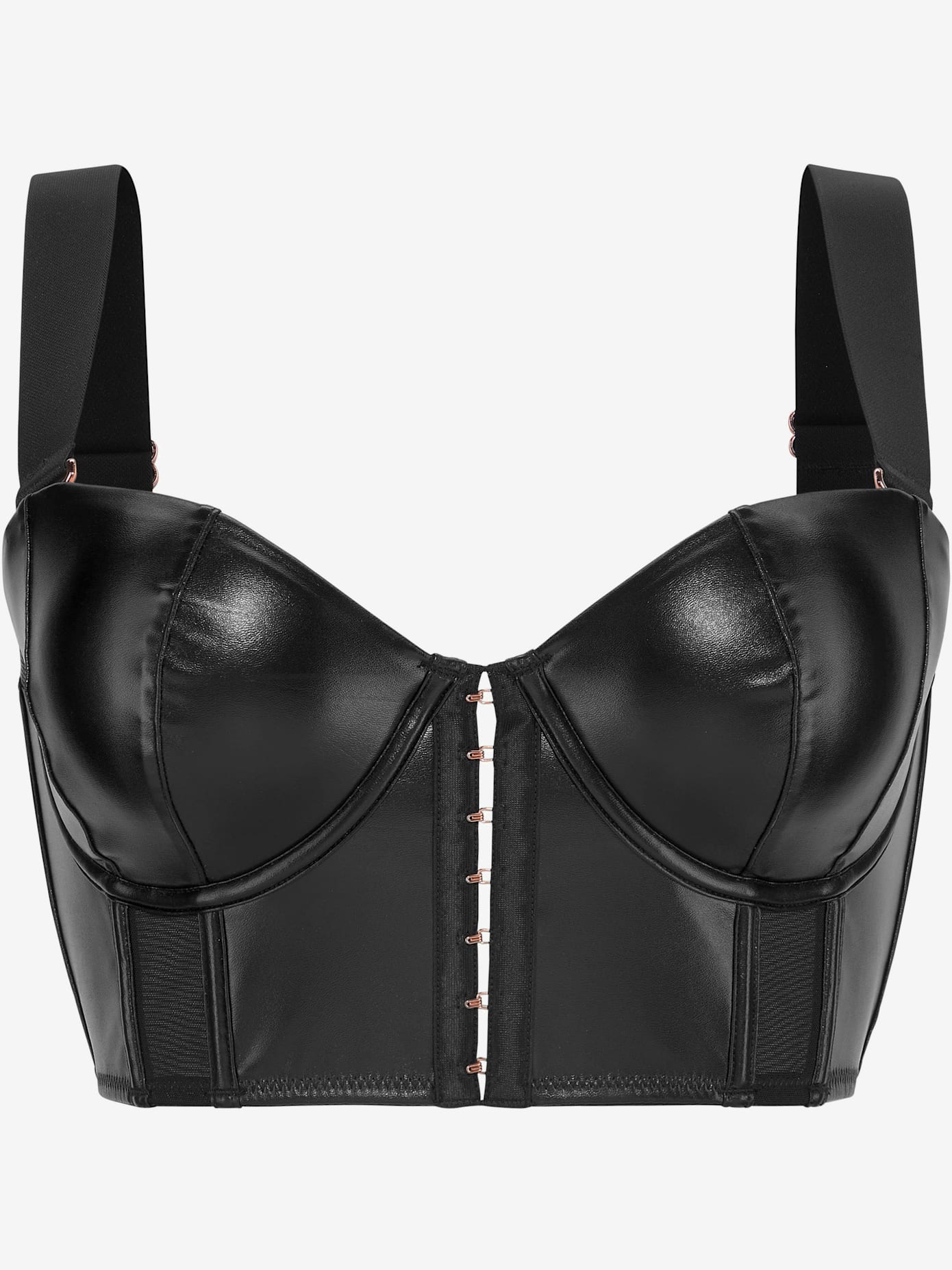Corsage séduisant soutien-gorge long avec bretelles amovibles