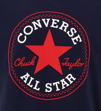 Converse T-Shirt - Obsidian/Emaille Rot