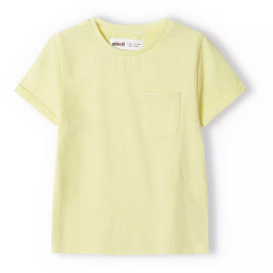 MINOTI 4er-Pack T-Shirts RosaWeißGrünGelb